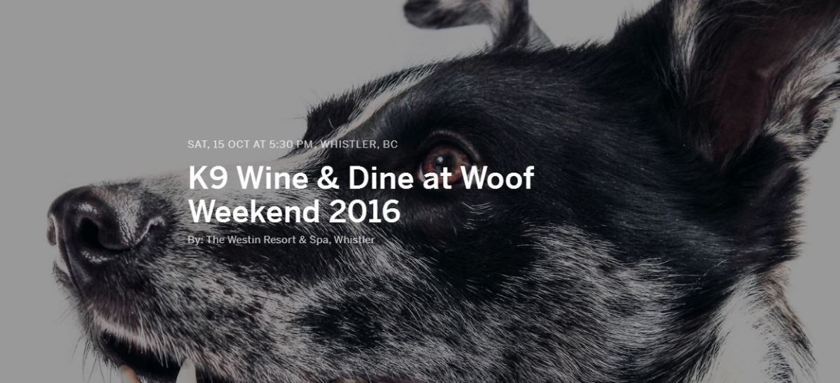 Best news EVER!!! WAG K9 Wine & Dine event to be vegan this&nbsp;year!